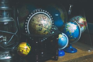 picture of several globes