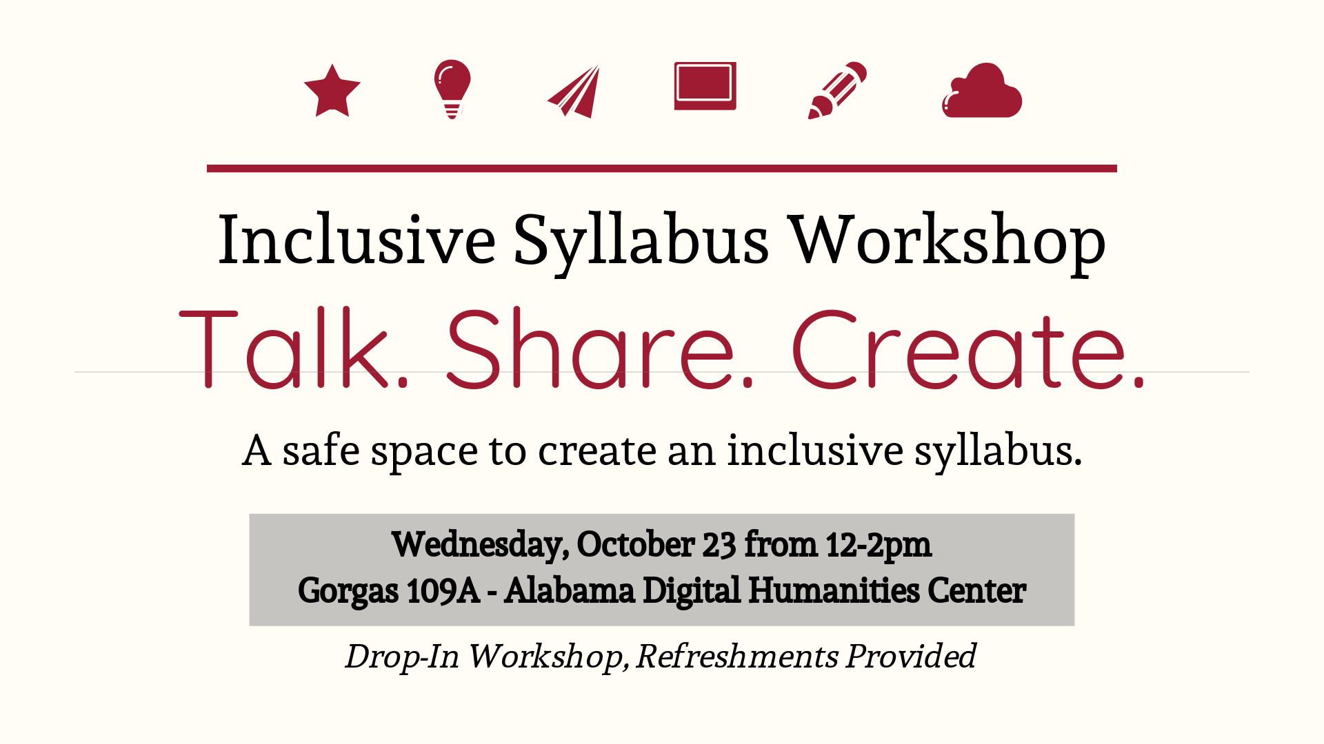 Inclusive Syllabus Workshop